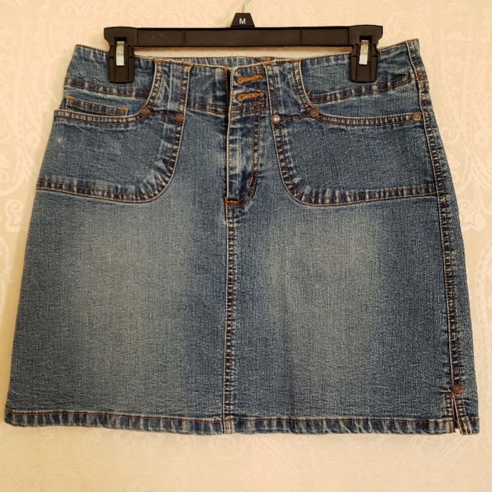 No Boundaries Denim Skirt 7